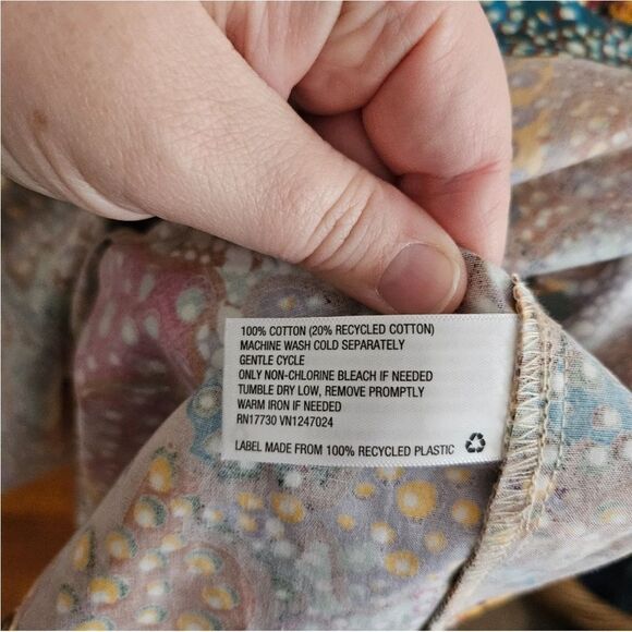 Kika Vargas X Target Multicolored Anemone Collared Babydoll Mini Dress - 1X - Picture 8 of 15